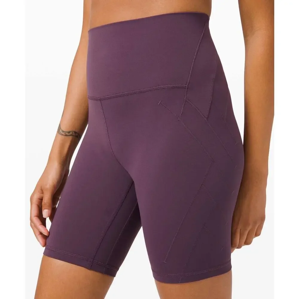 Lululemon Nulu Fold High-Rise Yoga Short 8"
Grape Thistle Size 4 - Picture 3 of 8